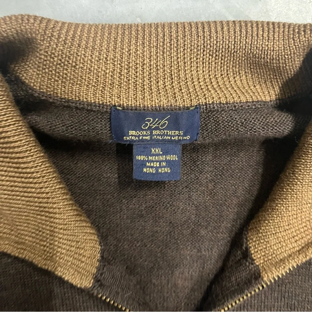 Brooks Brothers classic zip
