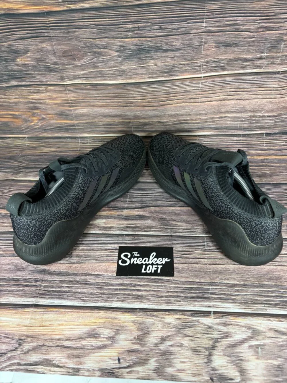 Adidas‎ Purebounce+ Core Black Men's Athletic Lace Up Shoes Size 11.5