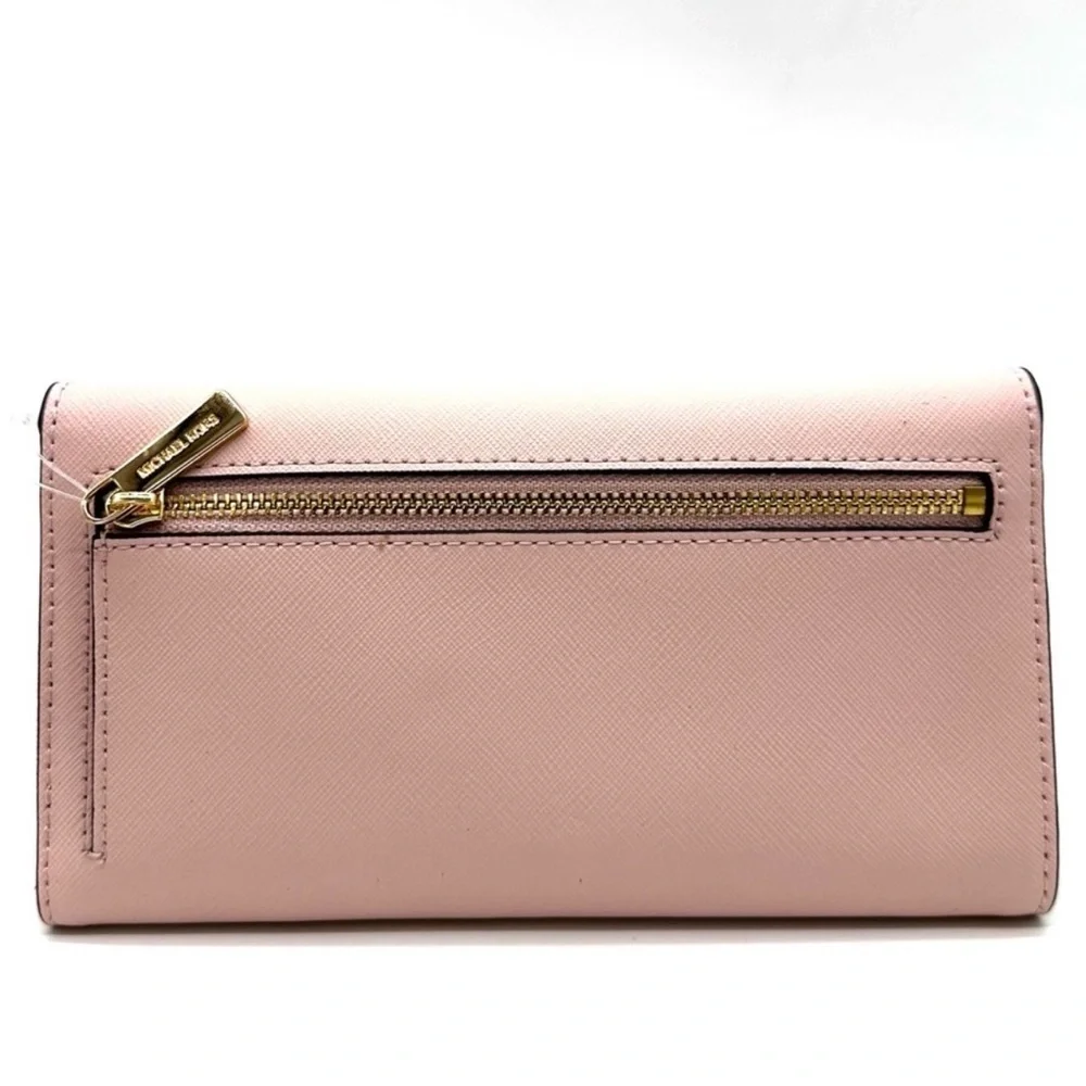 Michael Kors Large Trifold Wallet Powder Blush (NWT)