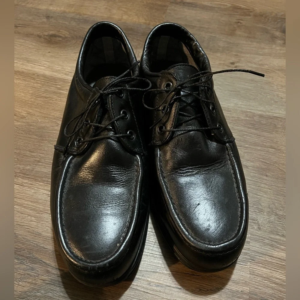 Red Wing Shoes Black Leather Oxfords Size 9 1/2 EEE