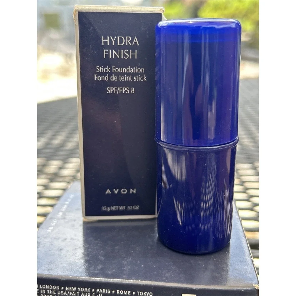 Avon Hydra Finish Stick Foundation SPF 8‎ .52Oz Warmest Beige W2 NIB NOS
