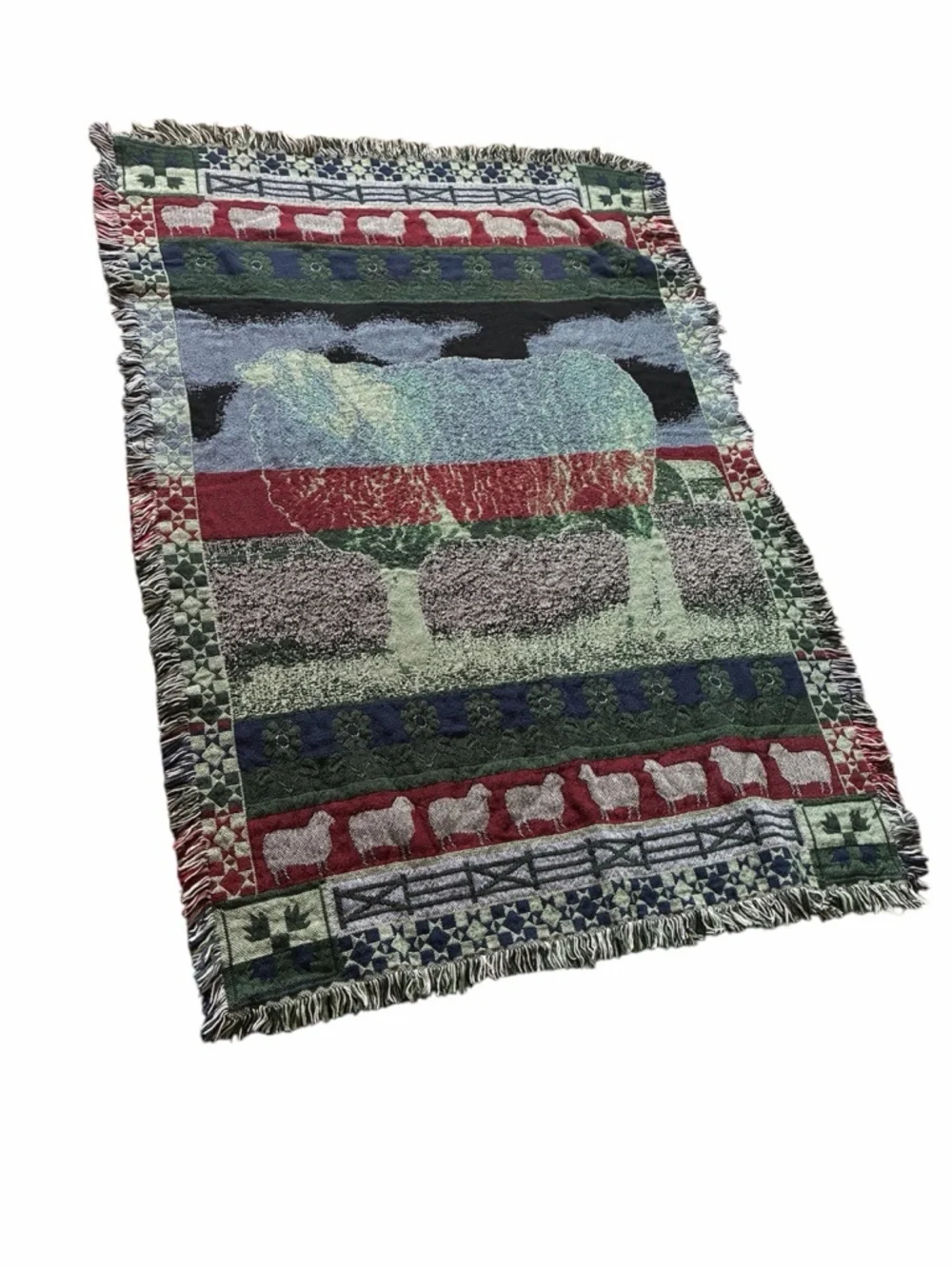 Vintage border flaws—displays