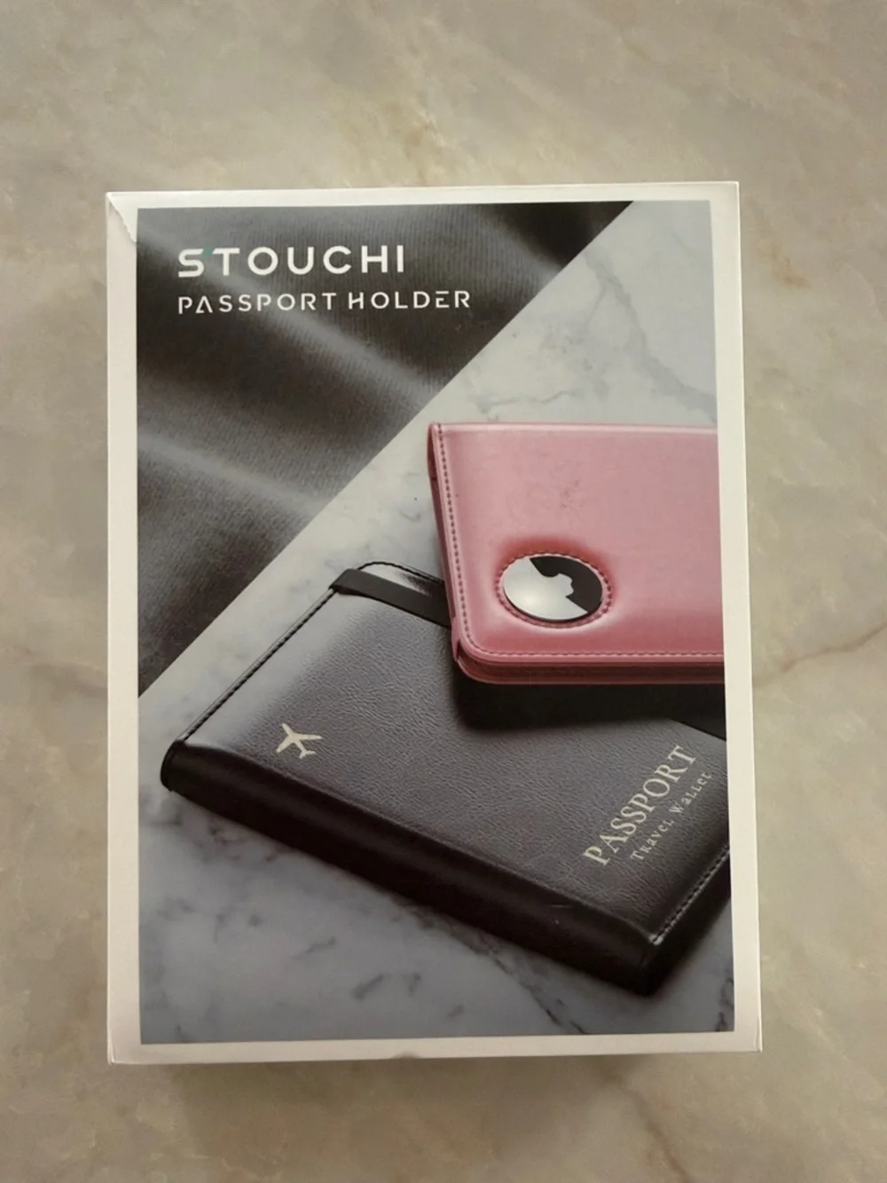 STOUCHI Passport Holder - Sky Blue