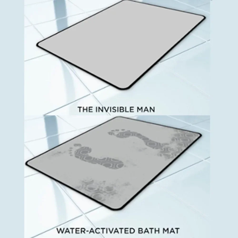 The Invisible Man Water‎ Activated Bath Mat