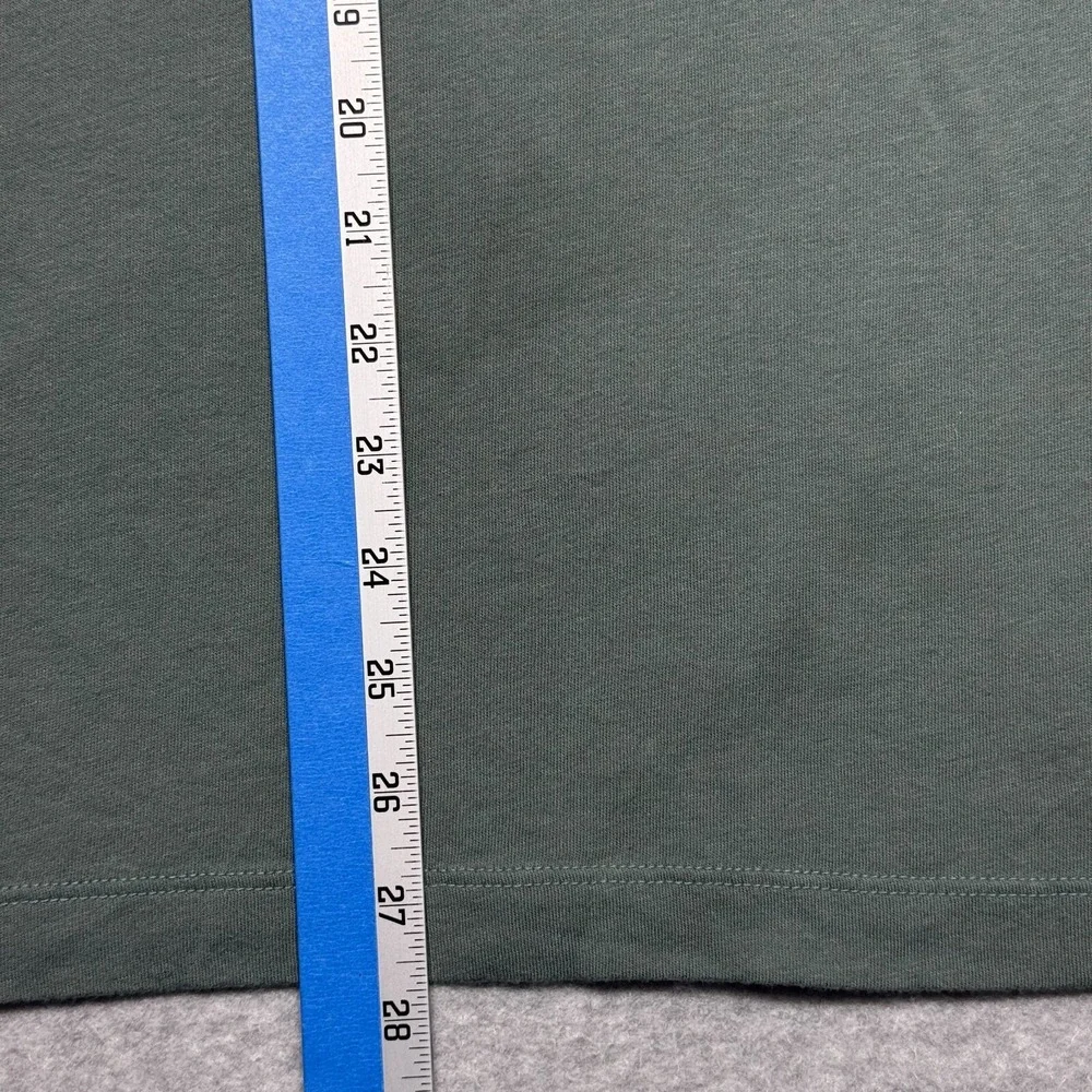 True Religion Shirt Mens Large Green Buddha Logo Seal Short Sleeve Tee *