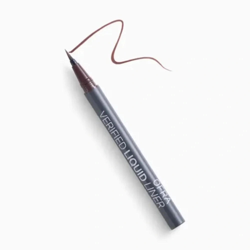 OFRA Cosmetics Verified Liquid Liner Brown Ultra Fine Tip Waterproof NIB 0.4g