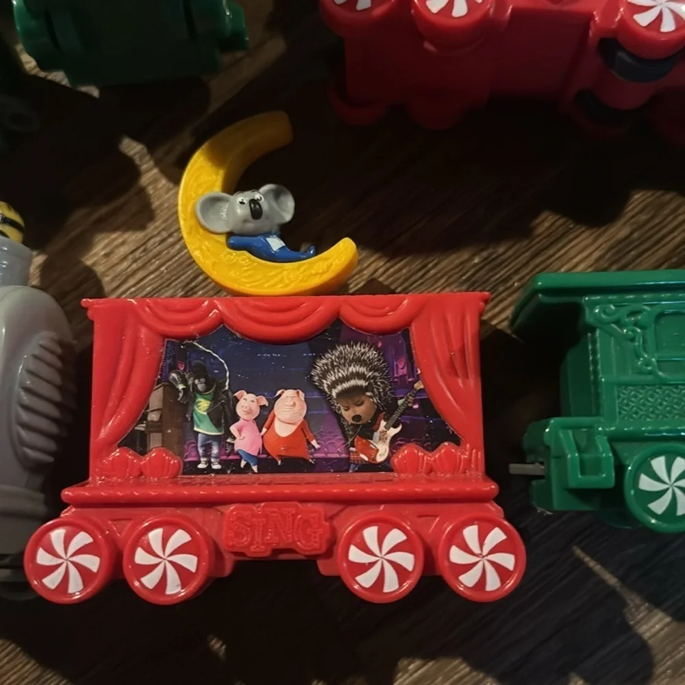 McDonalds lot trains
