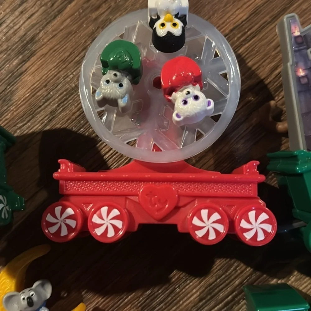 McDonalds lot trains