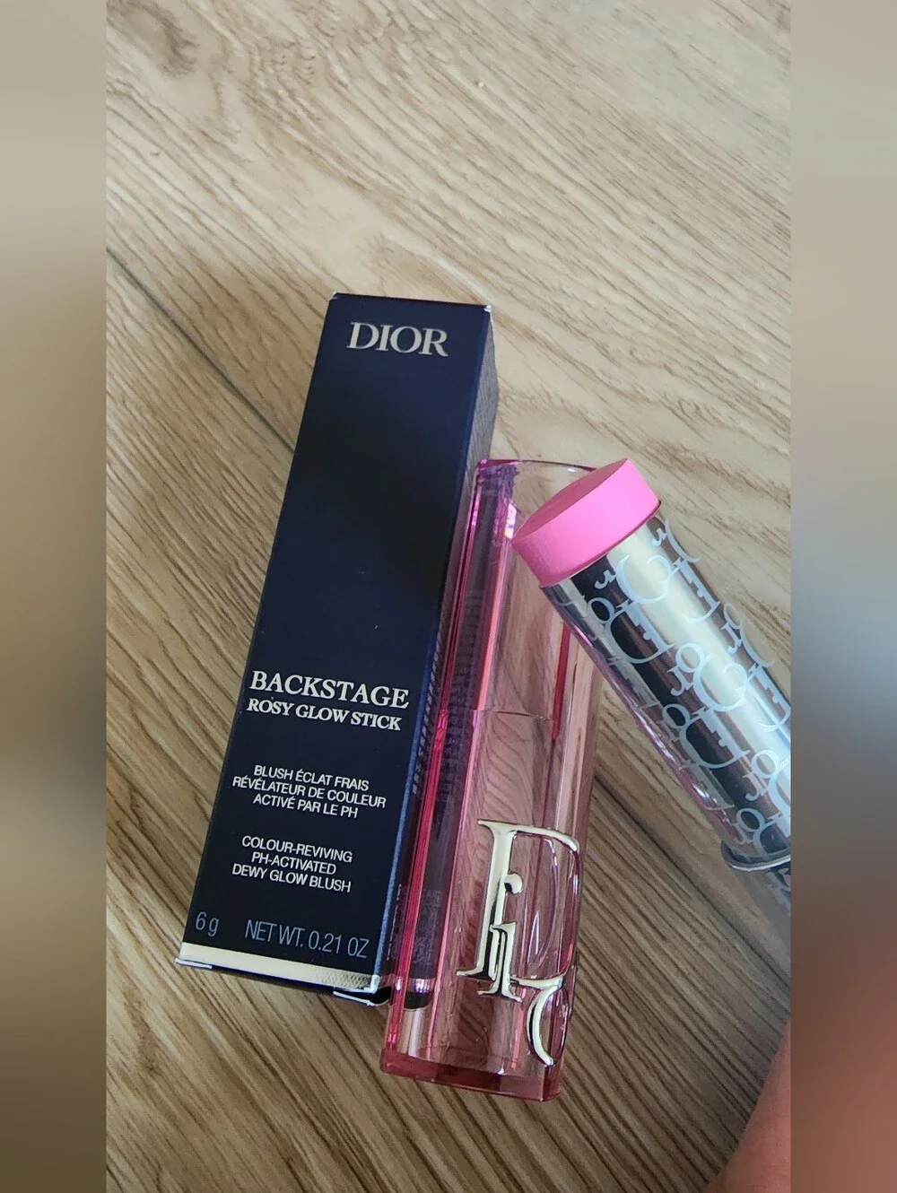 Dior backstage rosy