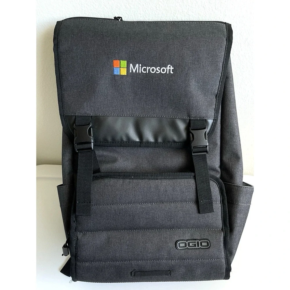 New Ogio APEX Rucksack Slalom Microsoft Employee Dark Gray 17 