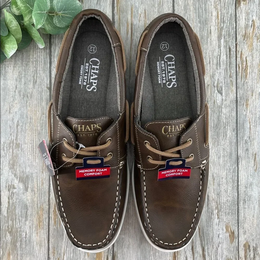Men’s Chaps Benny Boat Shoes Size 12