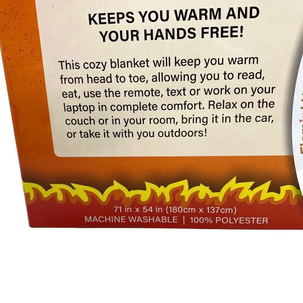 Snuggie flaming hot