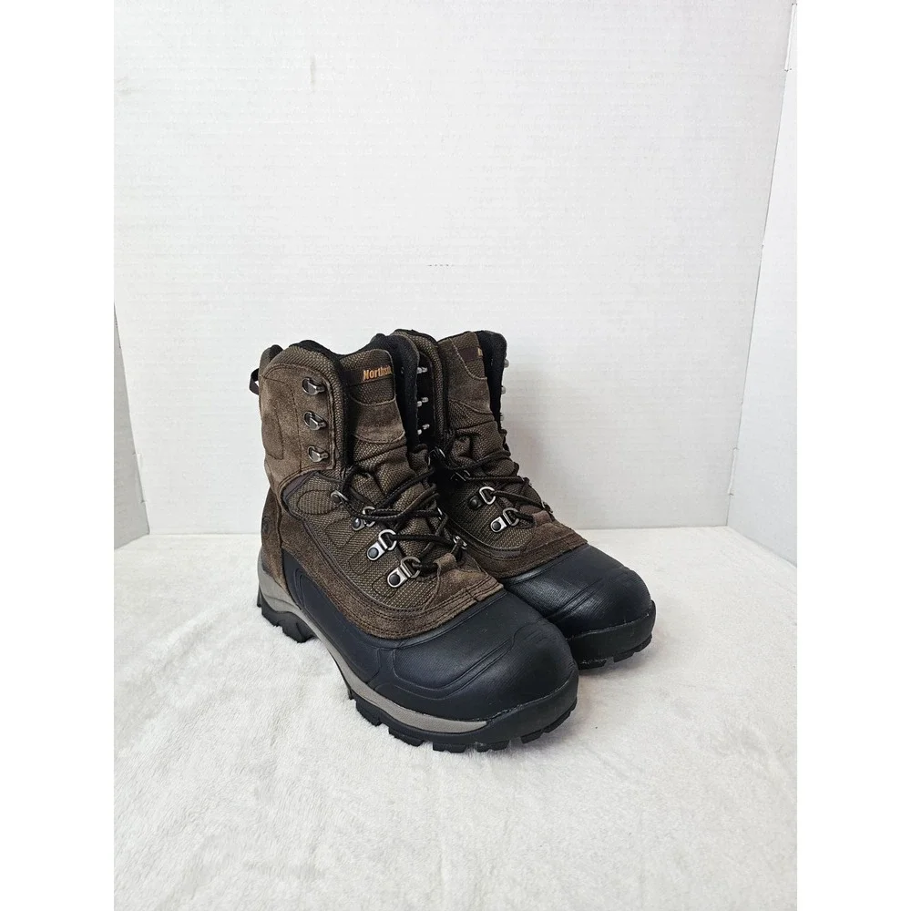 🖤NORTHSIDE BROWN SUEDE THINSULATE 600GRAM WATERPROOF HIKING  WINTER MENS9 BOOTS