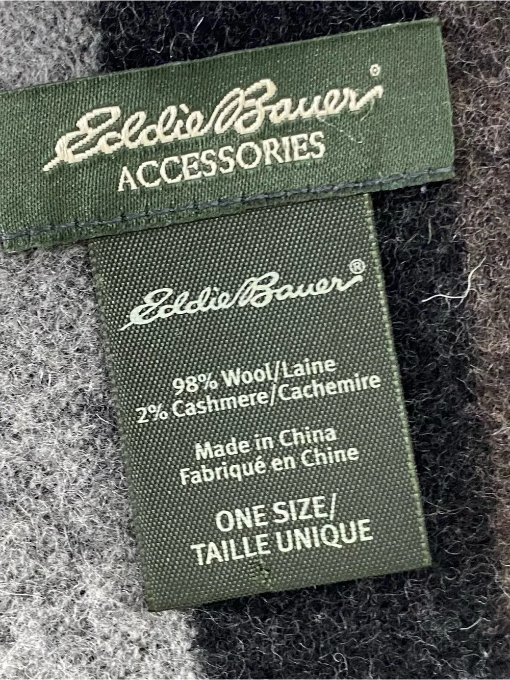 Eddie Bauer striped wool