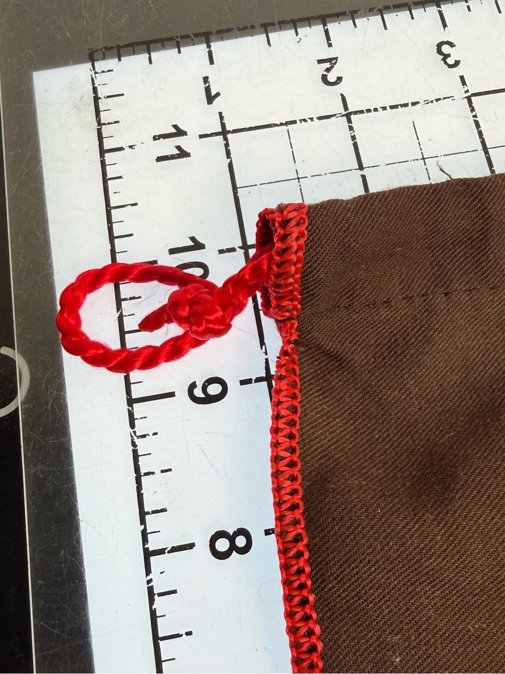 Coach branded fabric