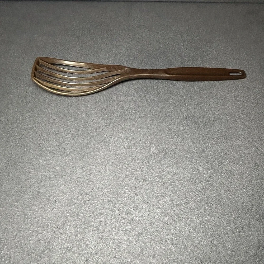 VTG Foley Brown Nylon Slotted Whisk Spoon Retro Kitchen Strainer‎ 11