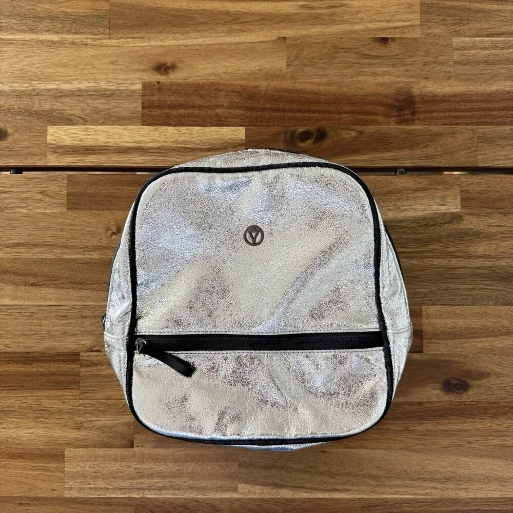 IVIVVA By Lululemon Convertable Tote‎ Prepared BACKPACK Bag Metallic Silver