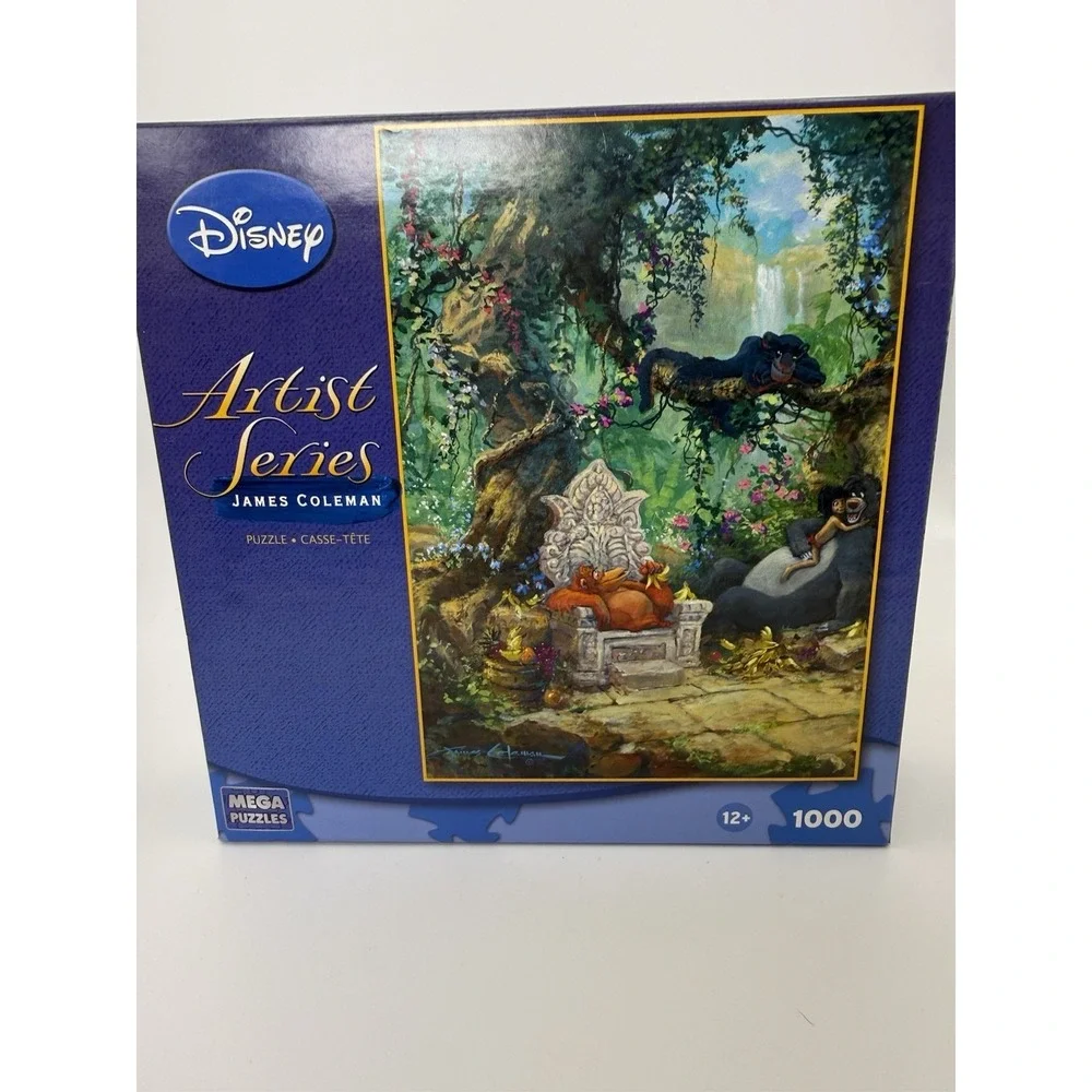 Disney Artist Series James Coleman I Wanna Be Like You 1000pc Puzzle COMPLETE