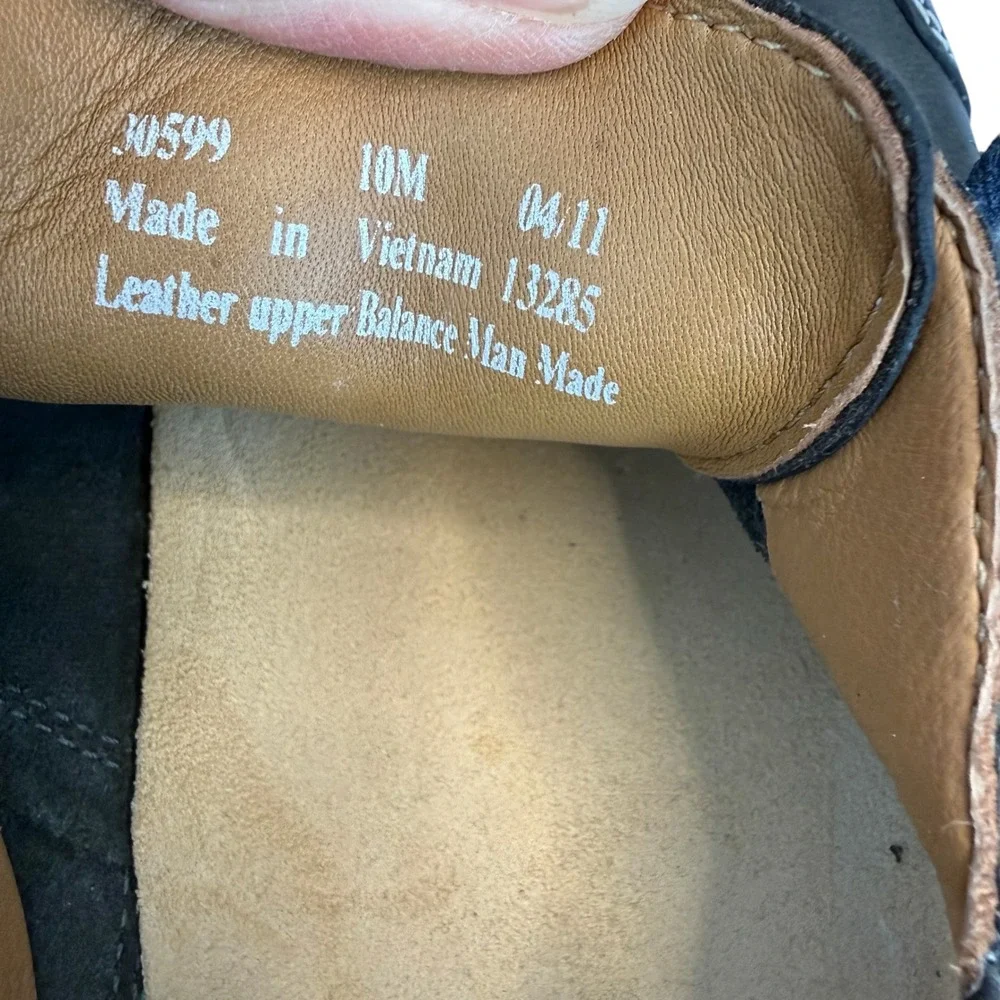 Clarks leather boat