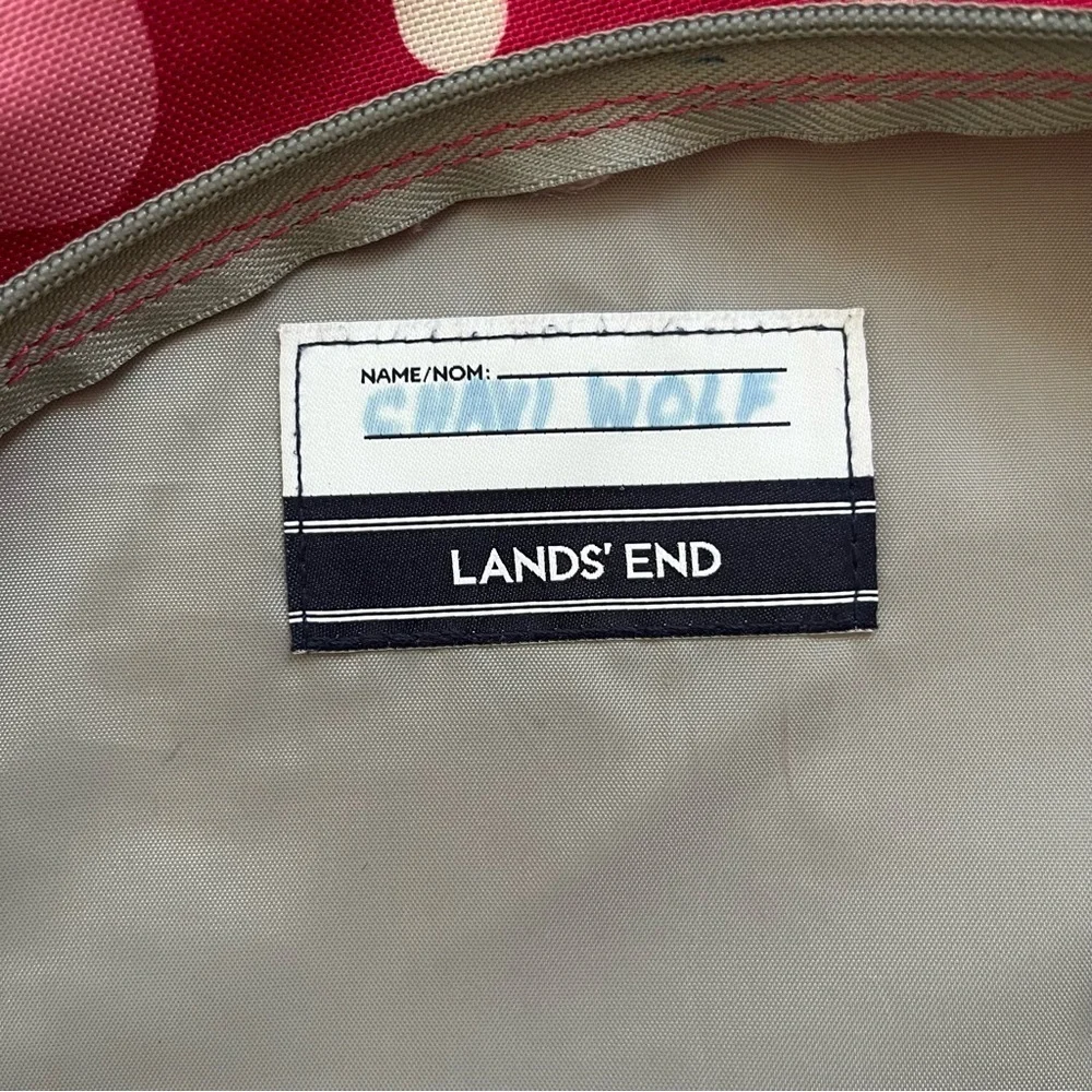 Lands End “cw” embroidered