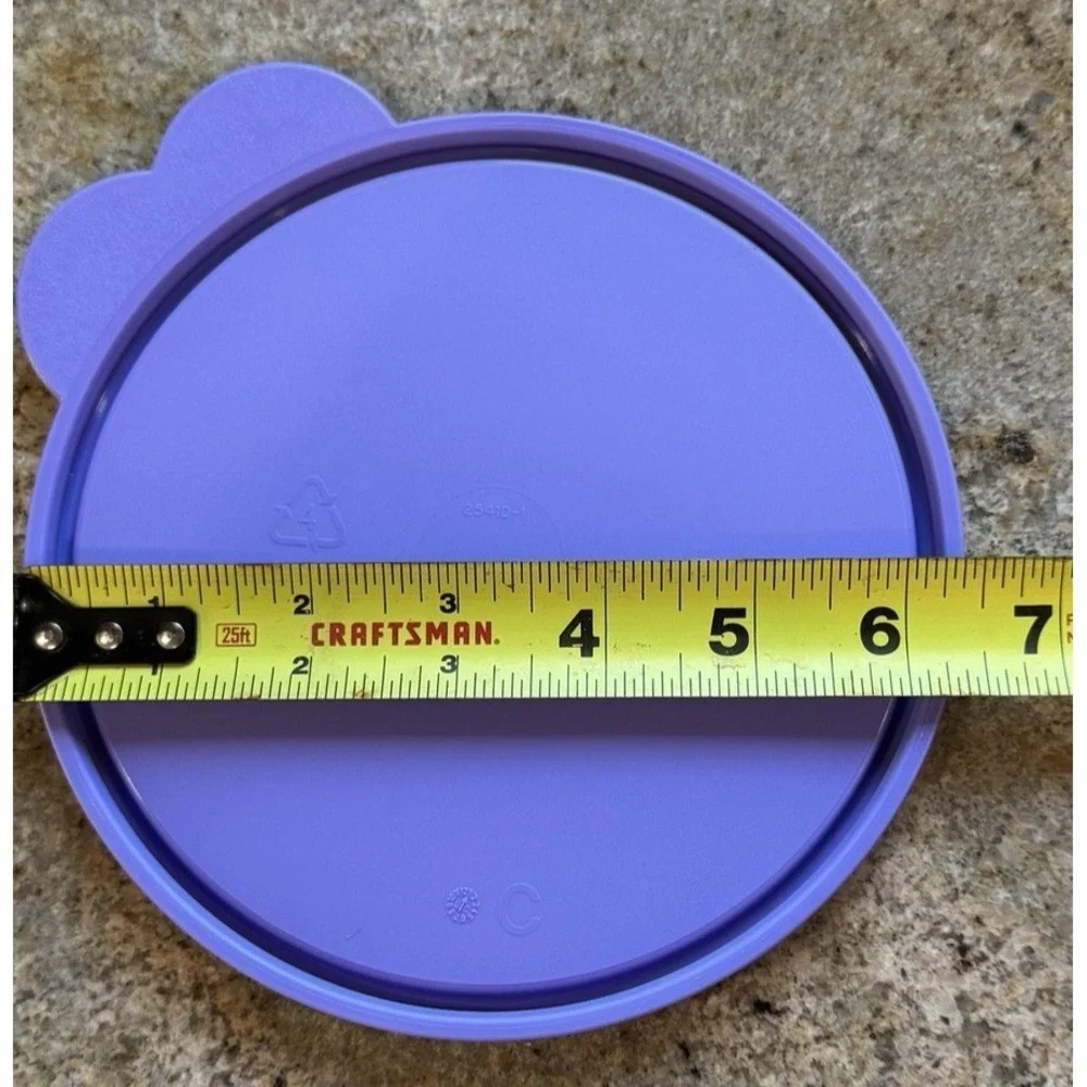 Tupperware Replacement Round Lid‎ Butterfly Tab Cereal Bowl 2541 Purple
