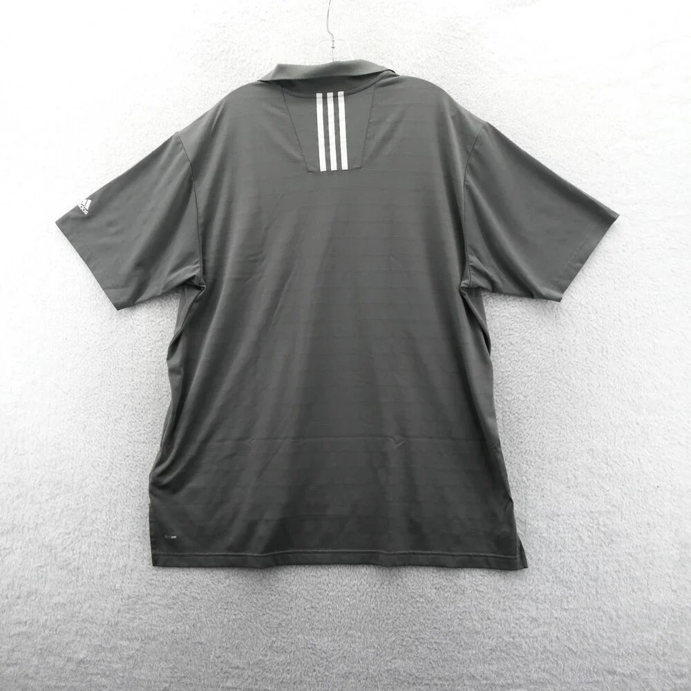 Adidas Climalite Polo Shirt Mens XL Gray Relaxed Fit Collared‎ Tennis Golf New