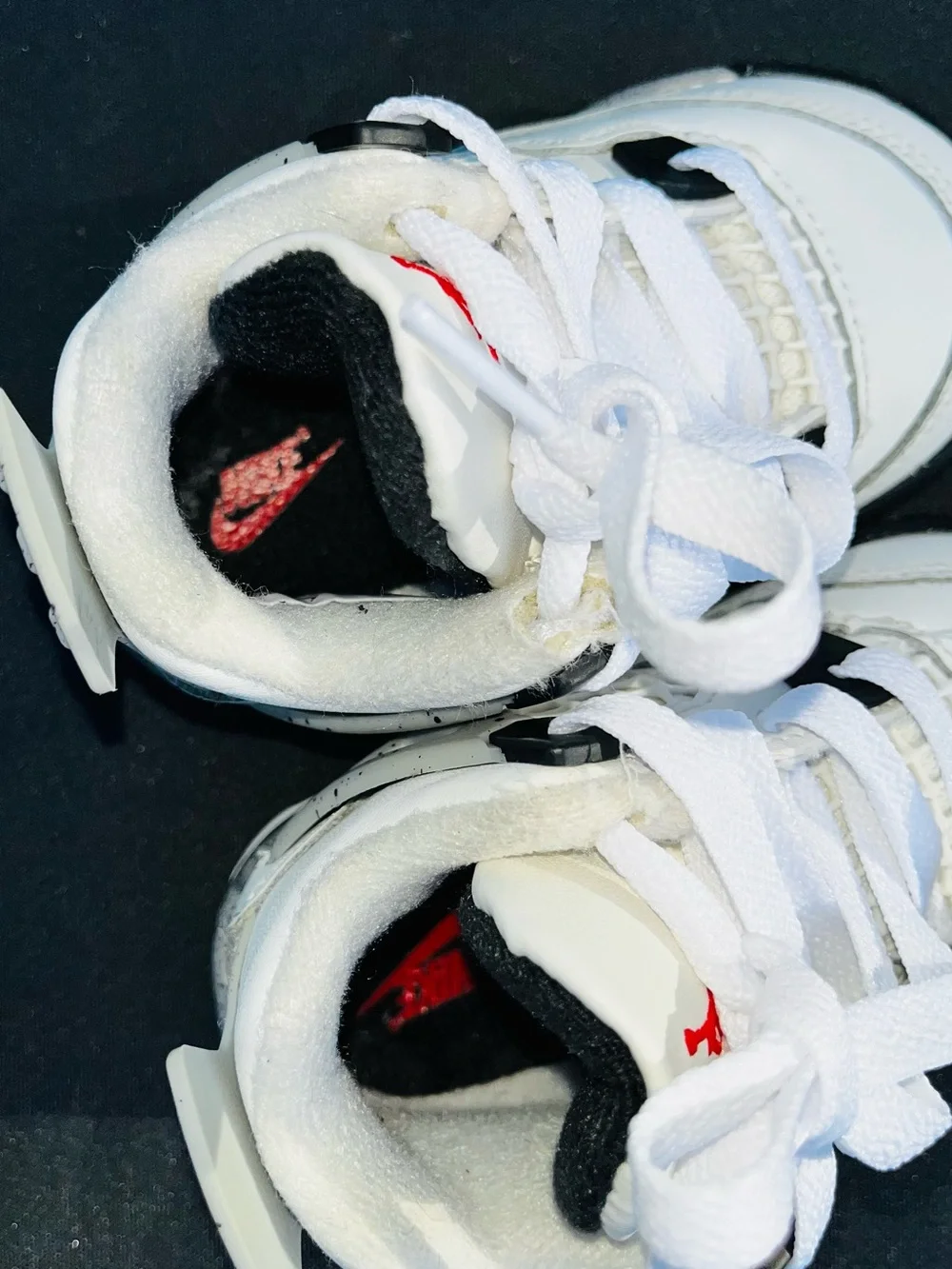 ✨Jordan 4 Retro ‘White Cement’, TD Size 5C✨