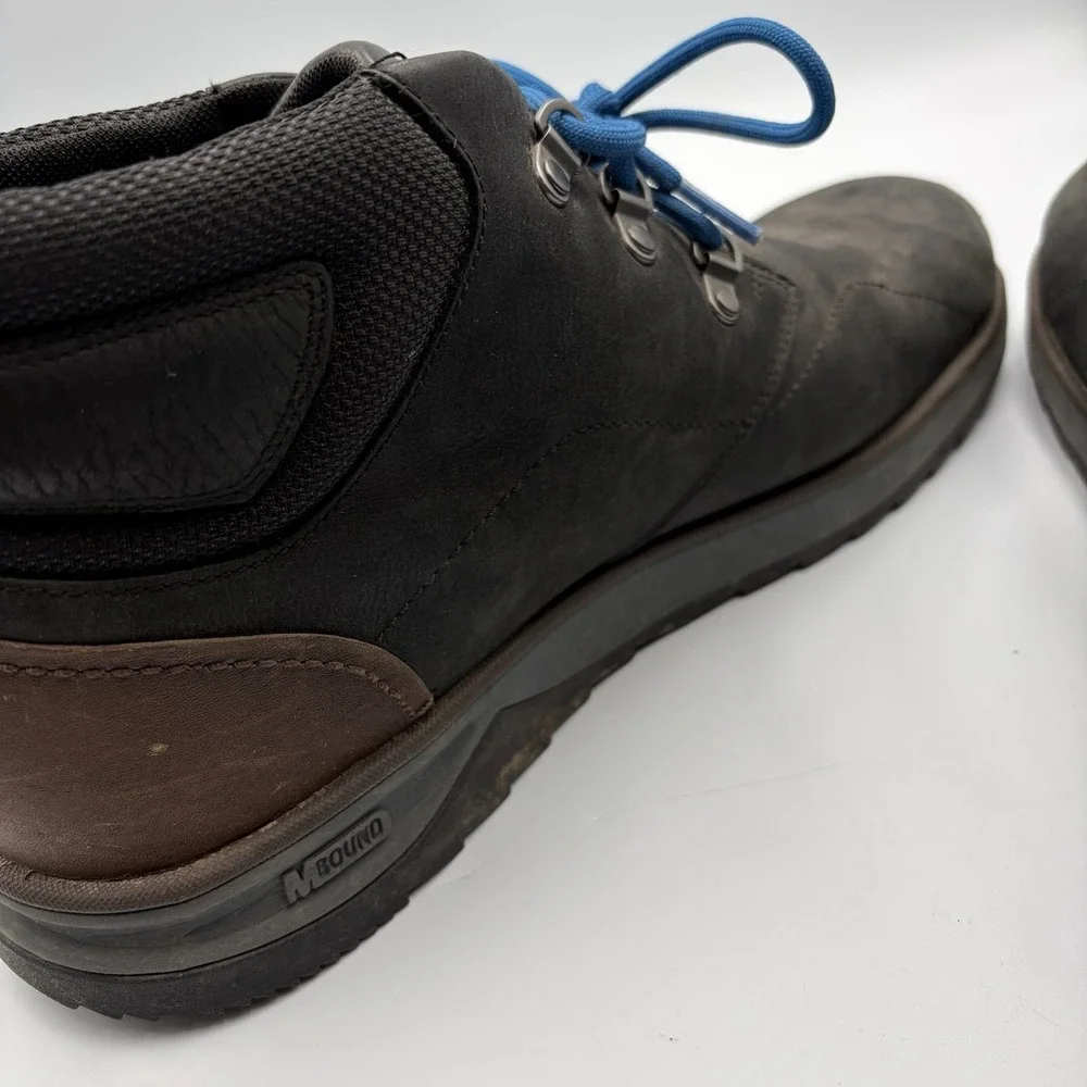 Merrell Epiction Chukka Boots Men's Size 12 Black‎ Leather Lace Up Hiking Shoes