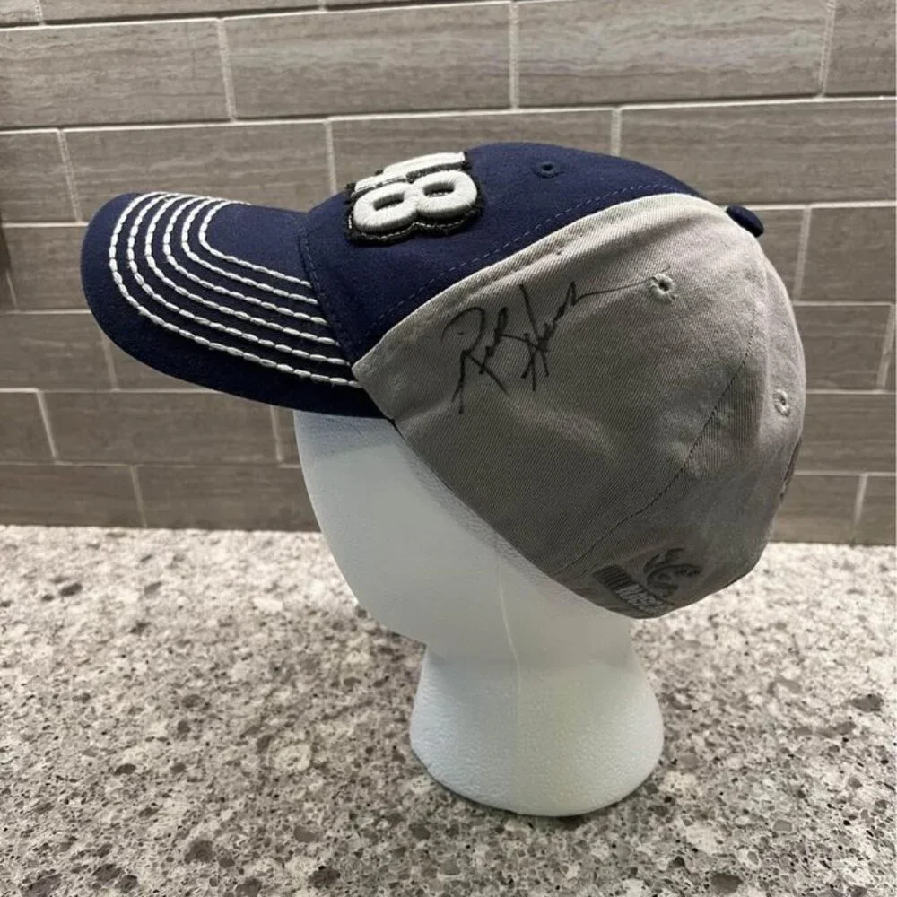 Autographed Nascar Baseball Hat-Jimmie Johnson and Rick Hendrick‎