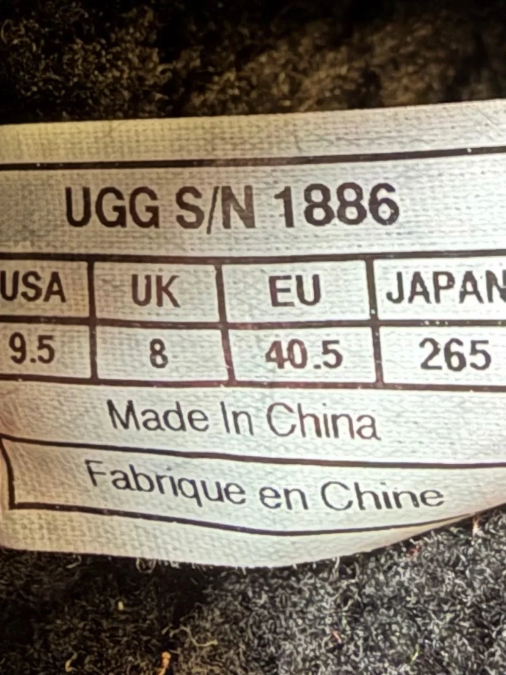UGG tall black