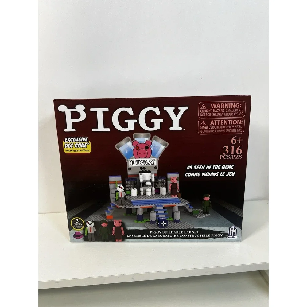 Roblox Piggy Buildable Lab Set 316 Pieces‎ Exclusive DLC Code Toy NEW