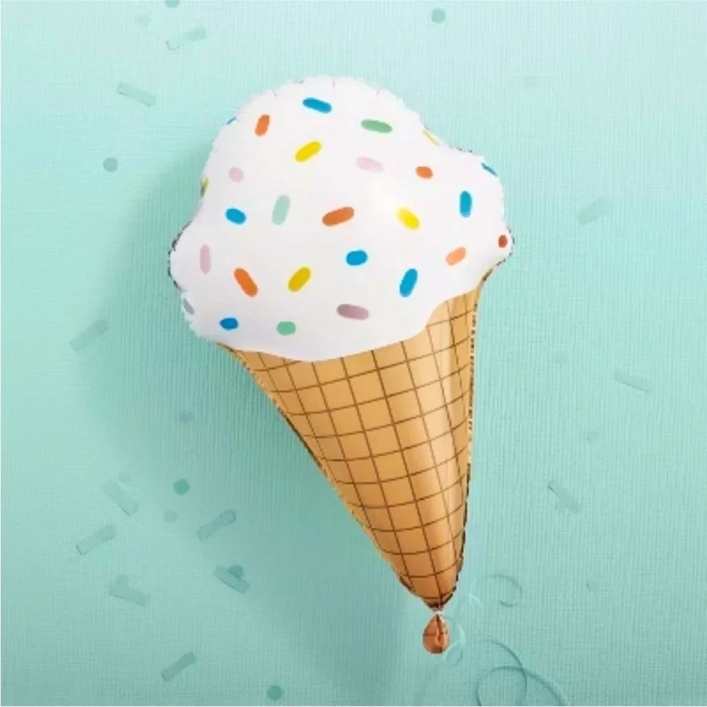 Spritz Ice Cream Foil Balloon Decorations - Party - NEW