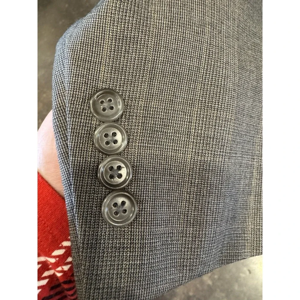 hart‎ schaffner marx blazer 44L EUC Pure Virgin Wool