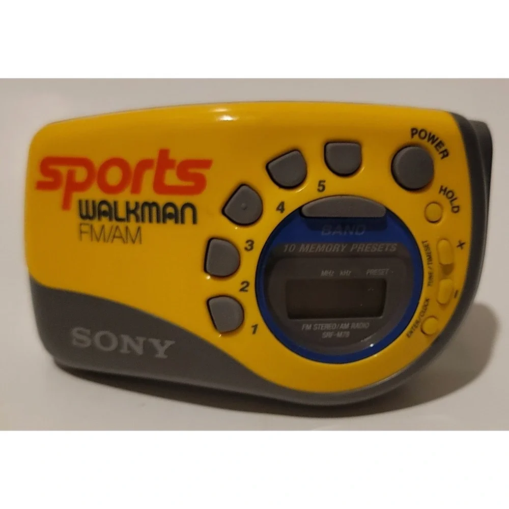 Sony Sports Walkman Radio SRF-M78 FM/AM 10 Memory Band‎ Arm Ban FULLY TESTED