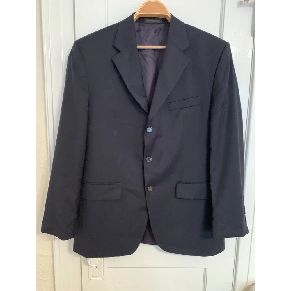 Vintage Lauren Ralph Lauren Men's Single-Breasted Suit Jacket – Green Label‎ 42R