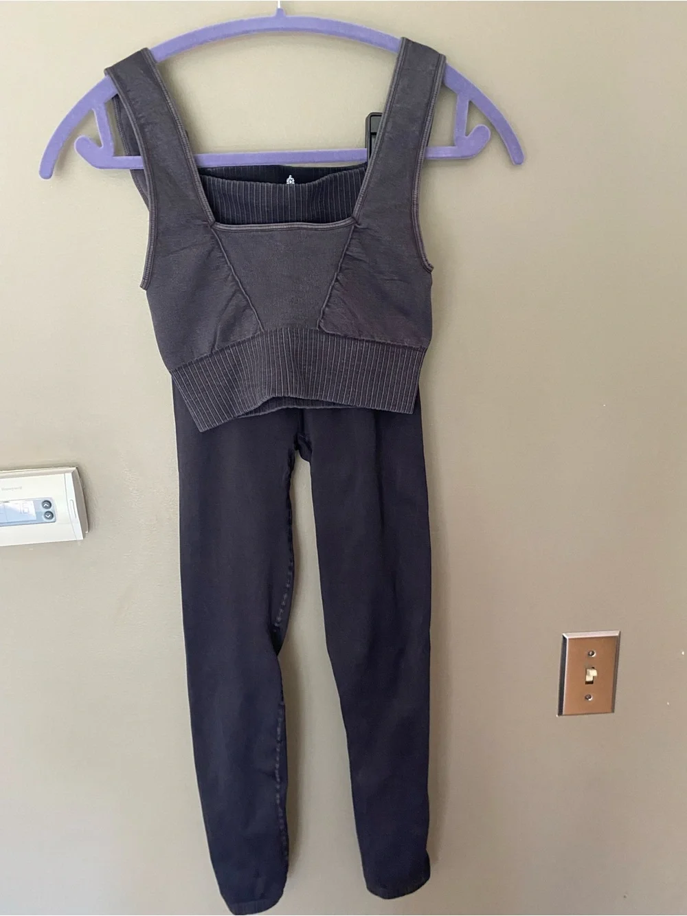 FREE PEOPLE MOVEMENT Good Karma Set XS/S Mineral Wash