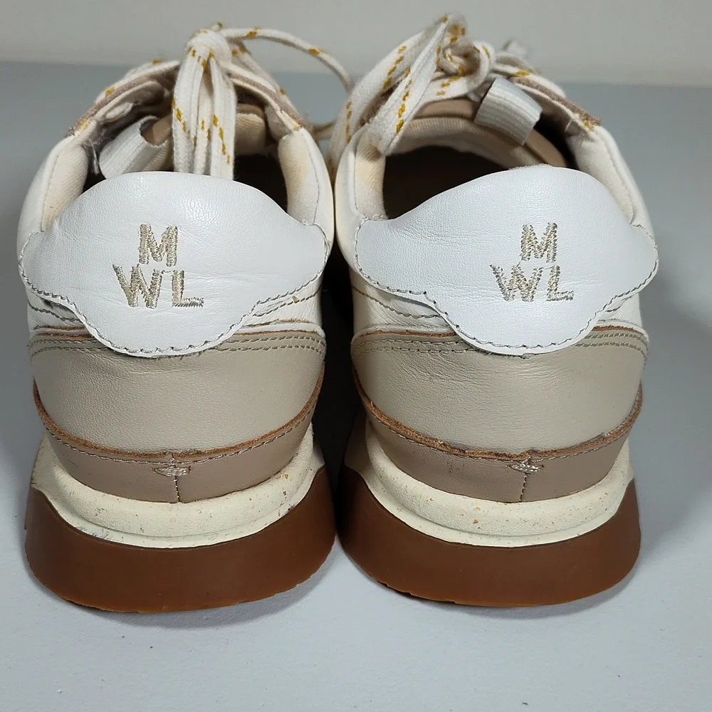 Madewell white tan