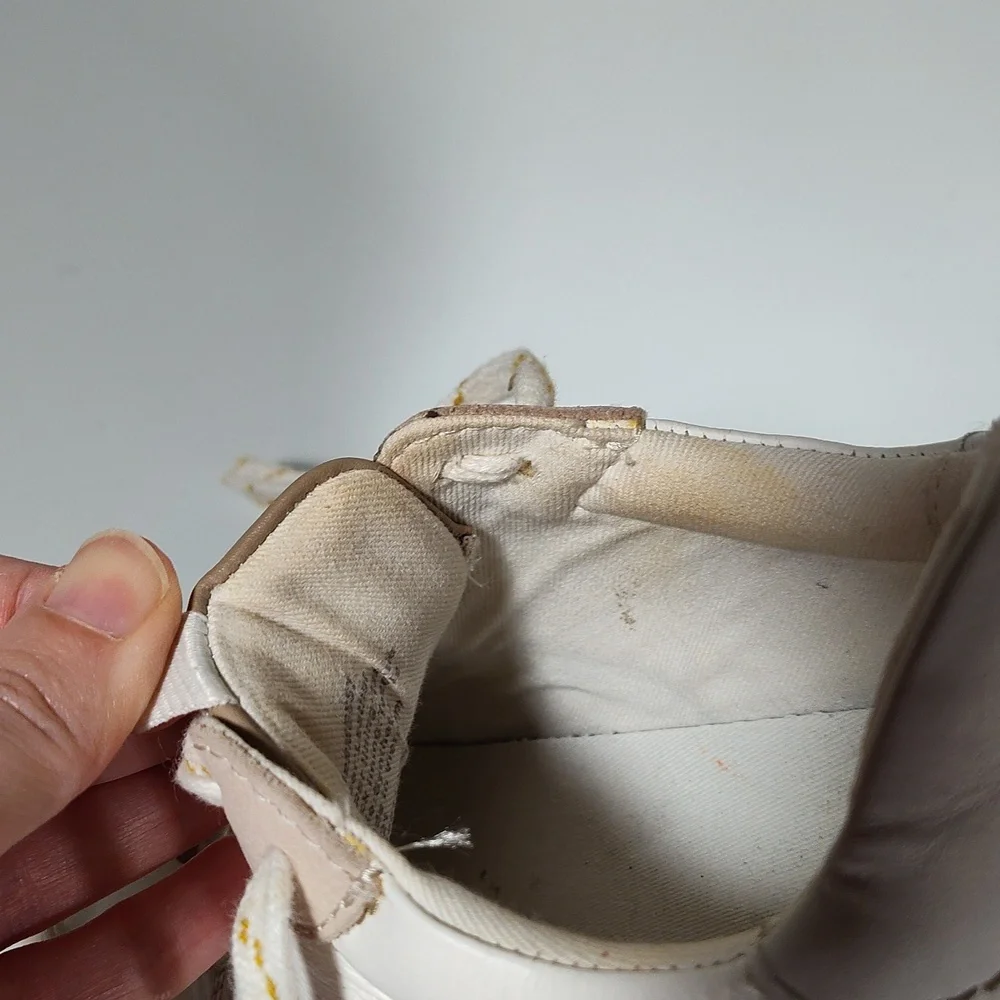 Madewell white tan