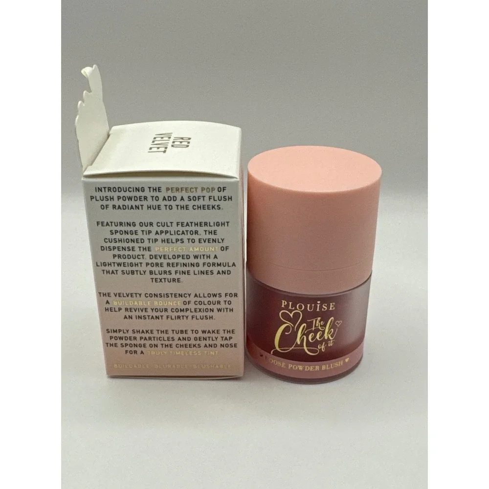 P Louise‎ The Cheek of It Loose Powder Blush Red Velvet 8g New with Box
