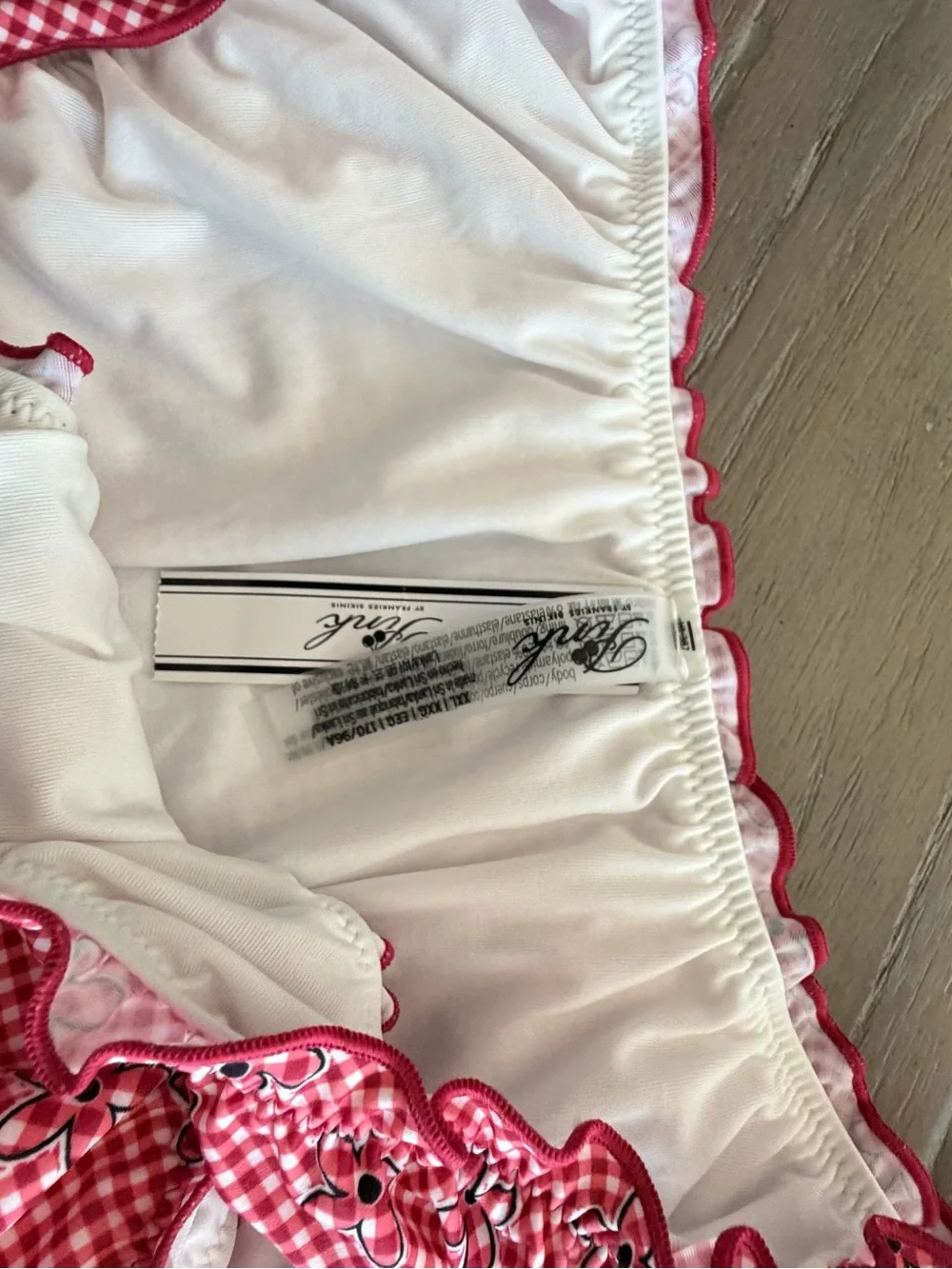 Frankies Bikinis playful trim bikini
