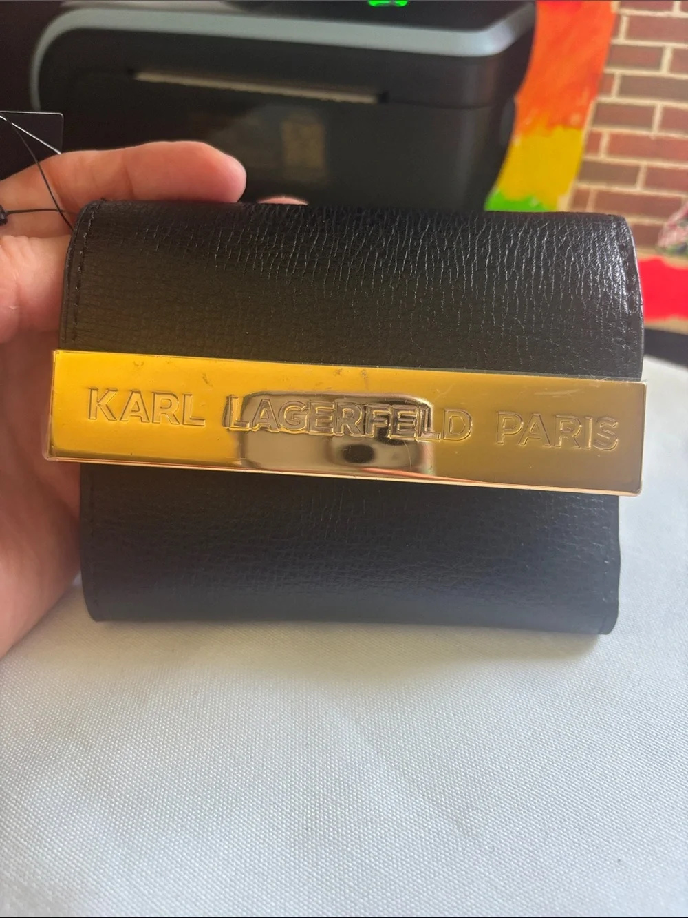 Karl Lagerfeld compact black