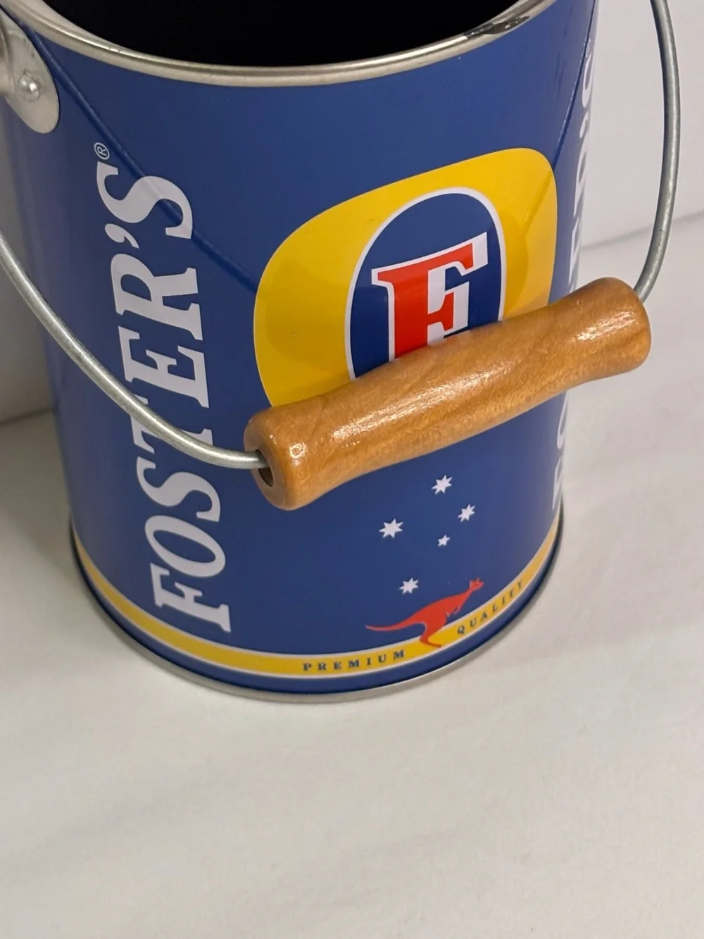 Foster’s metal beer
