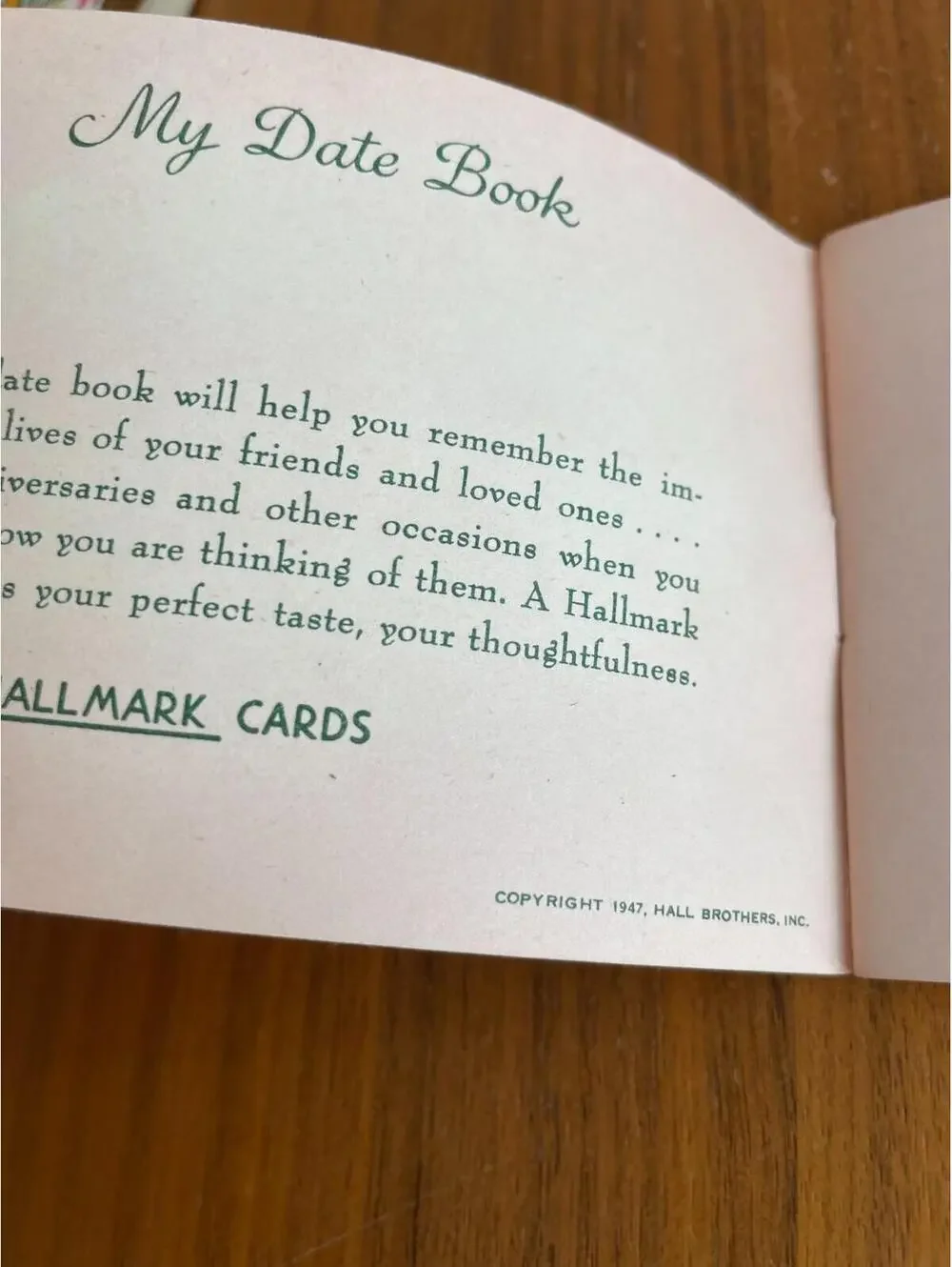 Hallmark here we