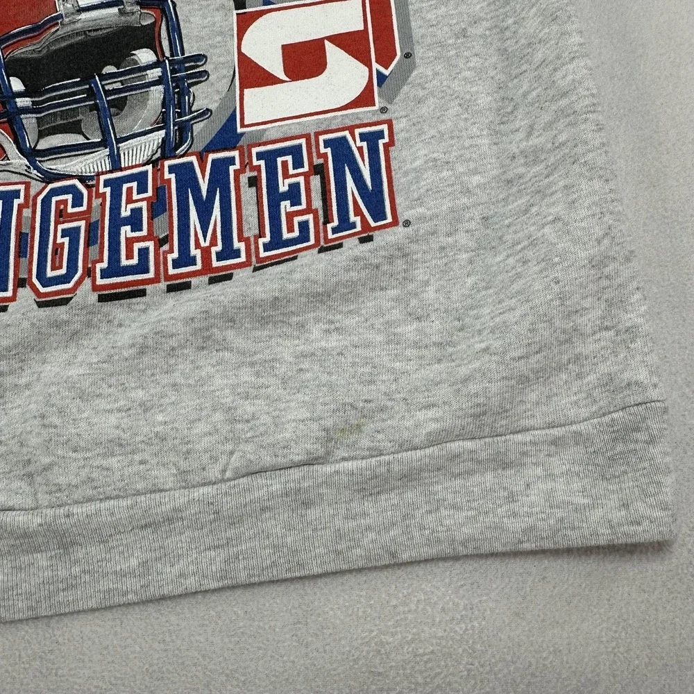 Vintage SU Syracuse Orangemen Sweatshirt Mens Medium Gray 1999 Logo7 Orange Bowl
