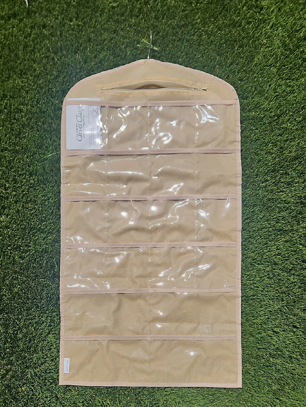 Hanging Jewelry & Accessory Organizer - Beige