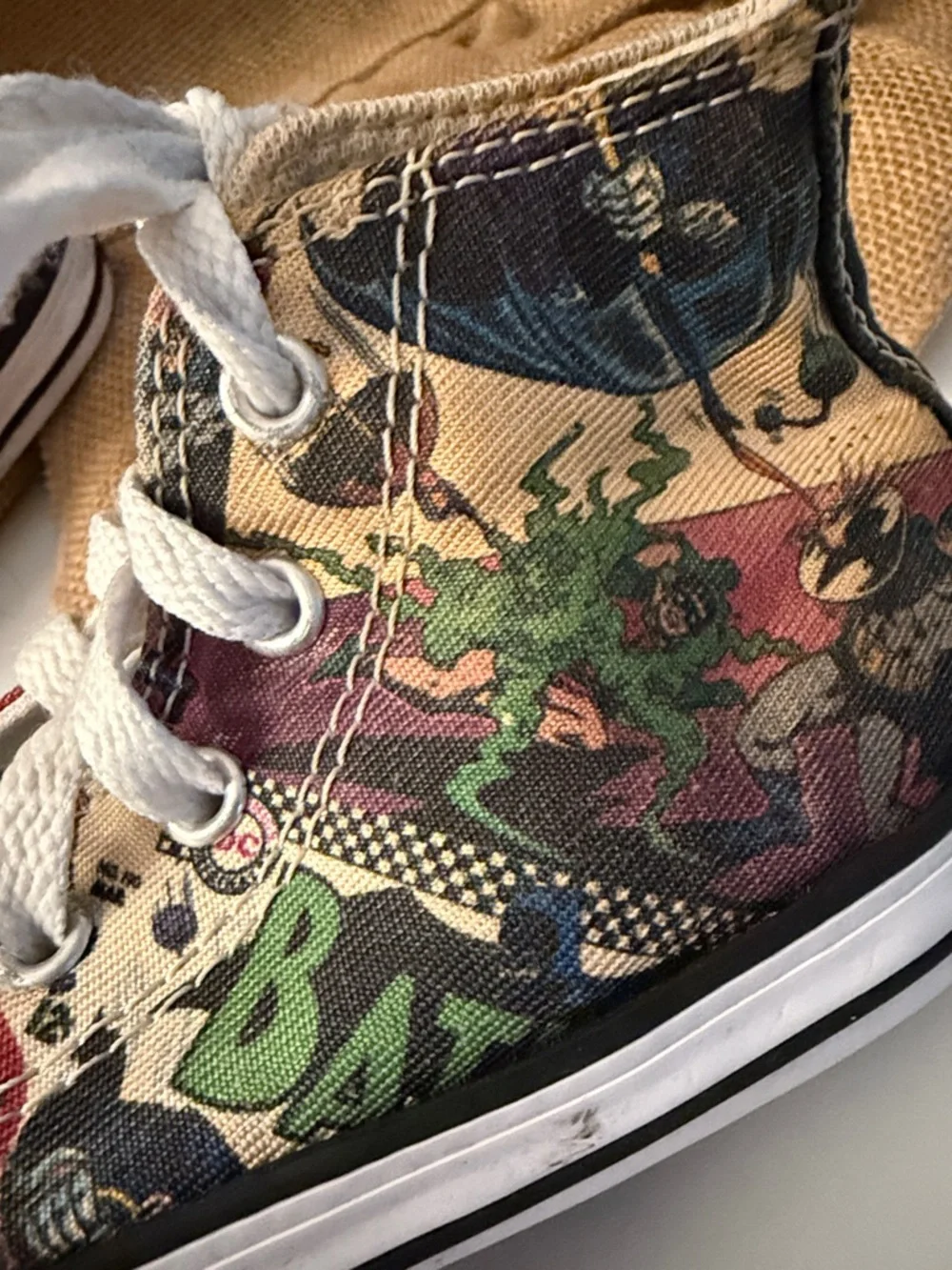 Converse Toddler Chuck Taylor All Star DC Comics Batman hightop sneaker sz 8 GUC