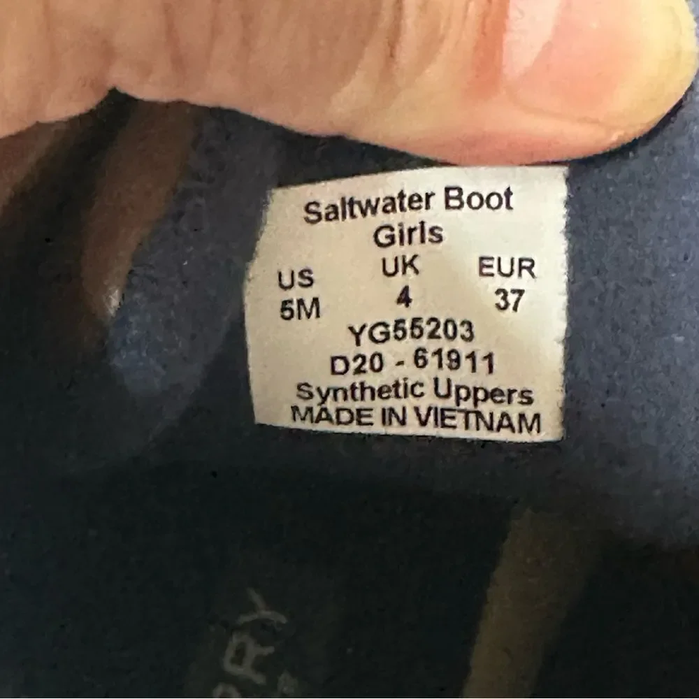 Sperry boots part
