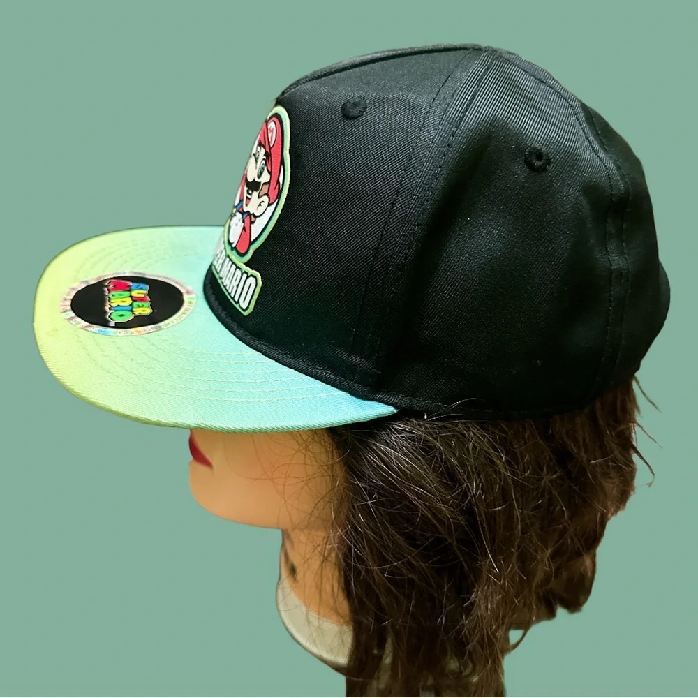 Nintendo Kids Cap - Black and Green