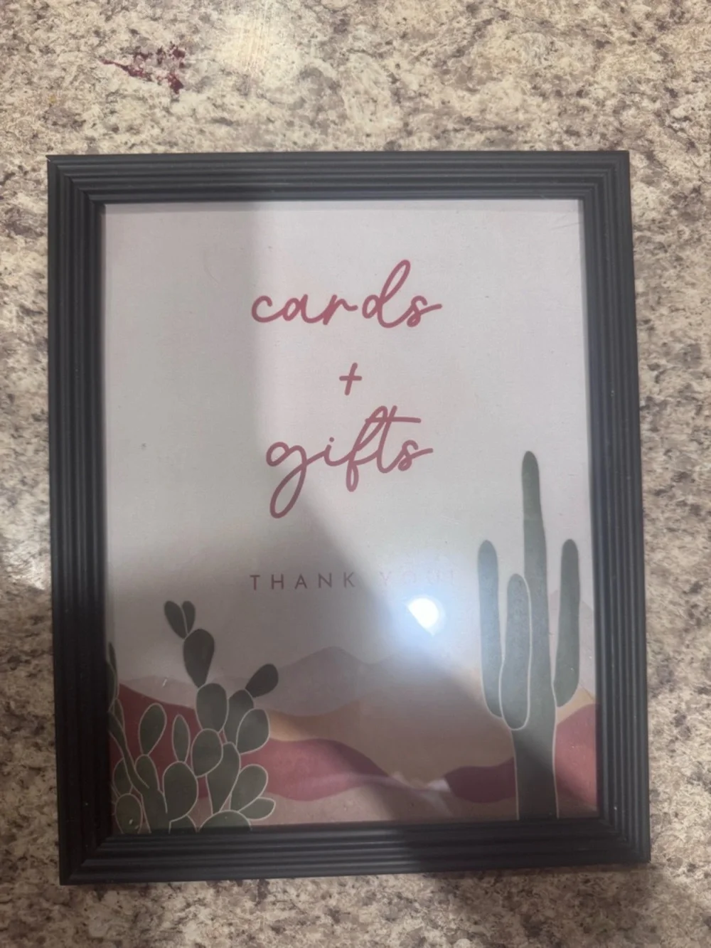 Baby Shower Desert Cactus Picture Frames-2