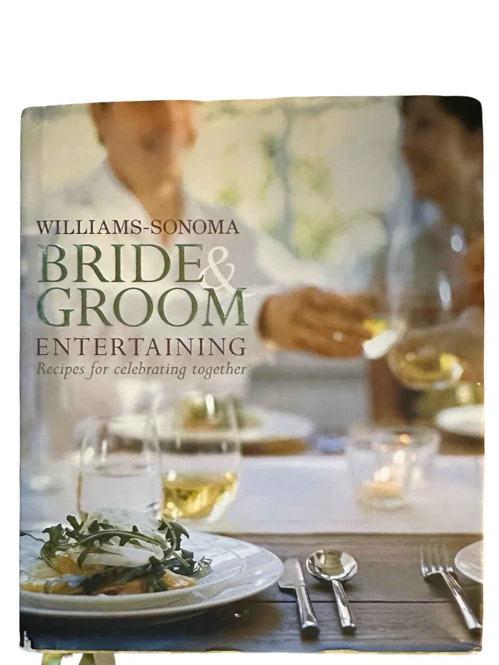 Williams-Sonoma Bride & Groom Entertaining Cookbook - Green, White